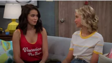 Red Tank Top worn by Alexa Mendoza (Paris Berelc) in Alexa & Katie Season 3