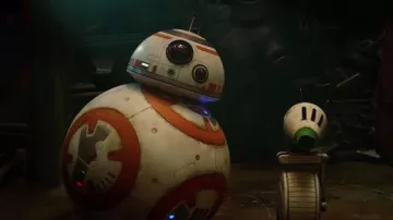 The replica of the robot D-0 in Star Wars : The Ascent of Skywalker