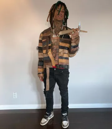 Air Jordan 1 Retro High Travis Scott de Gnar en la cuenta de Instagram de @lilgnar