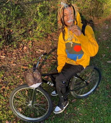 Air Jordan 1 Retro High Travis Scott de Gnar en la cuenta de Instagram de @lilgnar
