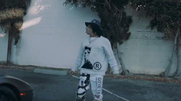 Laropa Noir Trucket Chapeau de Trippie Redd dans la vidéo de musique Trippie Redd - Moon Walker (Prod. Star Garçon)