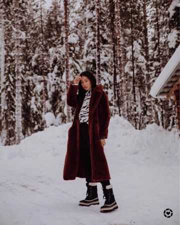 Sorel Caribou Bottes de Christine Kong sur l'Instagram account @dailykongfidence