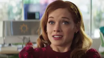 Kate Spade Mark­er Flo­ral Sweater worn by Zoey Clarke (Jane Levy ) in Zoey's Extraordinary Playlist Season 1 Episode 1
