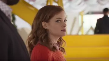 J.Crew Tip­pi Lib­er­ty Print Col­lar Sweater worn by Zoey Clark ( Jane Levy ) in Zoey's Extraordinary Playlist Season 1 Episode 1 