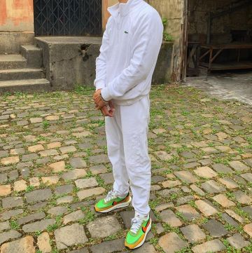 Nike x Sacai LD Waffle usado por Moha Mmz en la cuenta de Instagram de @moha_2mz 