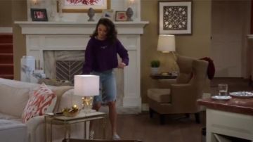 Vans White Slide On Checkerboard Sandal worn by Alexa Mendoza (Paris Berelc) in Alexa & Katie Season 3 Episode 2