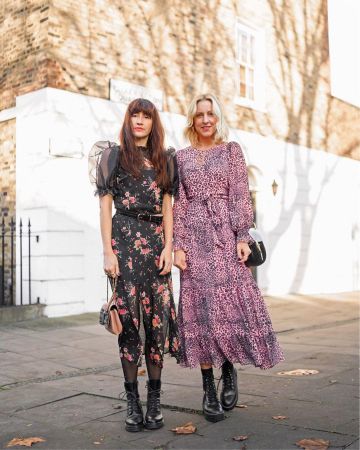 Topshop Noir Bottes Lace Up de Alice sur l'Instagram account @belleandbunty