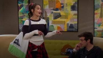 White Ribbed Midi Dress worn by Alexa Mendoza (Paris Berelc) in Alexa & Katie Season 3 Episode 3