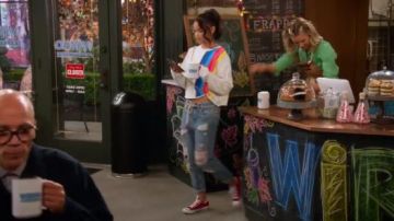 Converse Red Chuck Taylor® Low Top Sneaker worn by Alexa Mendoza (Paris Berelc) in Alexa & Katie Season 3 Episode 3
