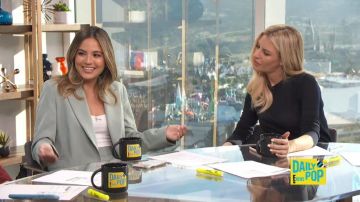 Topshop Vert Double Breasted Blazer porté par Erin Lim sur E! News Le 2 Janvier 2020