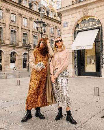 Vestido Midi de Hannah en la cuenta de Instagram @belleandbunty