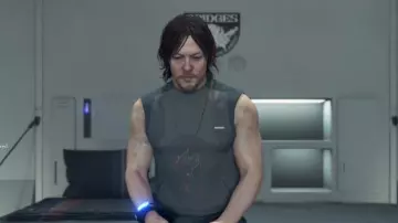 The collar grab-dreams of Norman Reedus in the Death Stranding - Launch Trailer | PS4