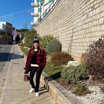 Dsquared2 Plaid Shirt Cloth­ing worn by Anna Dello Russo Instagram January 6, 2020