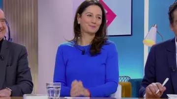 El suéter de cuello redondo 100% Mediterranean Blue de Marion Ruggieri en Cà vous el 06.01.2020