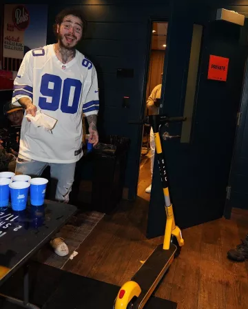 post malone baseball jersey