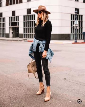 Velours marron Chapeau de Amy Jackson sur l'Instagram account @fashion_jackson