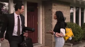 Yellow Back­pack worn by Addy Hanlon (Herizen Guardiola) in Dare Me Season 1 Episode 2