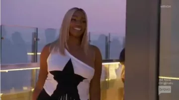 One Shoul­der Top worn by NeNe Leakes in The Real Housewives of Atlanta Season 12 Episode 10