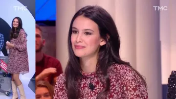 La robe imprimée de Lilia Hassaine dans Quotidien du 06/01/2020