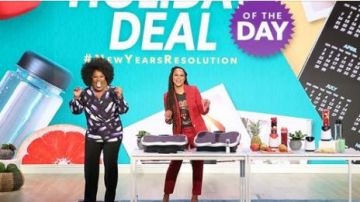 Alfani Print­ed Top worn by Sheryl Underwood on The Talk January 8, 2020