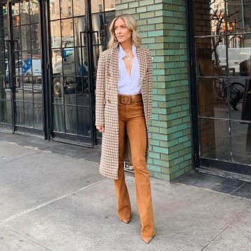 Kenneth Cole Riley Botines en Rust usados por Kristin Cavallari Instagram Pic enero 8, 2020