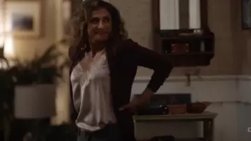 Lace Trim Camisole worn by Anna (Sarayu Blue) in The Unicorn  Season 1 Episode 11