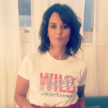 Le tee shirt Wild crazy de Faustine Bollaert sur le compte Instagram de @faustinebollaert