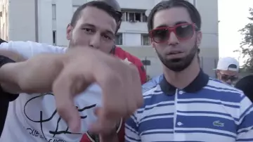 Le polo lacoste porté par N.O.S dans PNL - J'suis PNL [Clip Officiel]