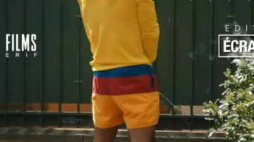 Le short de la Colombie porté par Gambi dans Gambi - Hé oh (Clip officiel)
