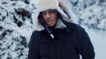 Capucha Blue Parka forK por AJ Tracey en AJ Tracey - Mimi