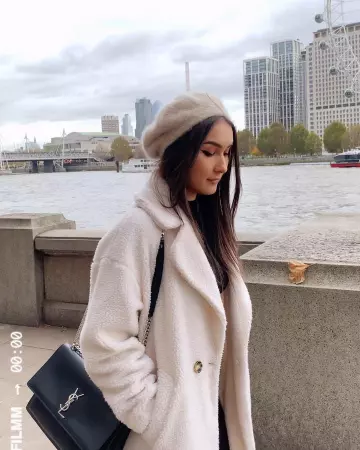 Sunset wide smooth leather yves saint laurent black Maroua account on the Instagram of @thedollbeauty