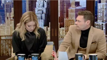 Isabel marant etoile Valentine Robe portée par Kelly Ripa sur le LIVE avec Kelly et Ryan 9 janvier 2020