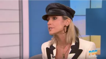 Manque de Couleur Biker en Cuir Capuchon porté par Kristin Cavallari sur E! News 9 Janvier 2020