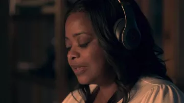 Beats by Dr Dre Headphones used by Poppy Scoville-Parnell (Octavia Spencer) as seen in Truth Be Told (S01E08)