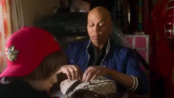 Gucci GG canvas backpack used by Robert Lee (RuPaul) as seen in AJ and the Queen (S01E07)