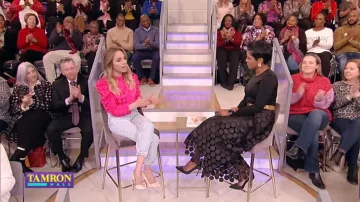 Solace London Black Wide-leg Pants worn by Tamron Hall on Tamron Hall January 9, 2020