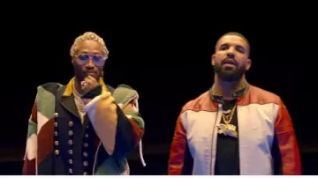 Louis vuitton Black 'Reverse Monogram' Puffer Jacket of Future in the music  video Future - Life Is Good (Official Music Video) ft. Drake