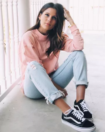 Vans Sneaker Shoes de Lindsay Marcella en la cuenta de Instagram @lindsaymarcella