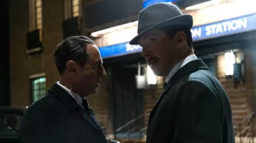 Sombrero Fedora gris usado por Greville Wynne (Benedict Cumberbatch) como se ve en Ironbark