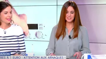 The shirt classic collar silk Green Caroline Munoz in William at noon the 14.01.2020