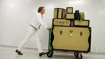 Boucle de bottes en cuir portés par Cliff Stand (Brad Pitt) comme on le voit dans Once Upon a Time... in Hollywood