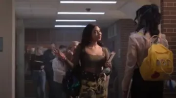 Yellow Cargo Pants worn by RiRi Curtis (Taveeta Szymanowicz) in Dare Me Season 1 Episode 2