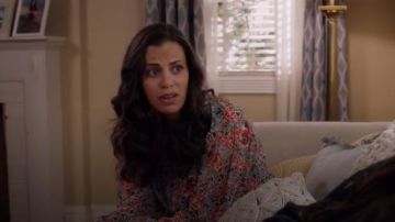 Pink Floral Blouse worn by Grace Stone (Athena Karkanis) in Manifest Season 2 Episode 2