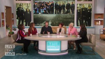 Inc international concepts Striped Sweater worn by Sheryl Underwood on The Talk January 14, 2020