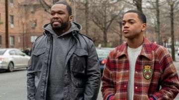 Chaqueta a cuadros rojos de Tariq St. Patrick (Michael Rainey Jr.) en Power (S05E08)