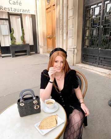Sac Lady Dior en agneau - Sacs de Fiona Oslo sur le compte Instagram de @iamfionaoslo