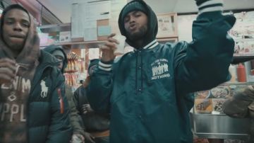 Bomber white band of Dave East on Dave East - Push It (EASTMIX)