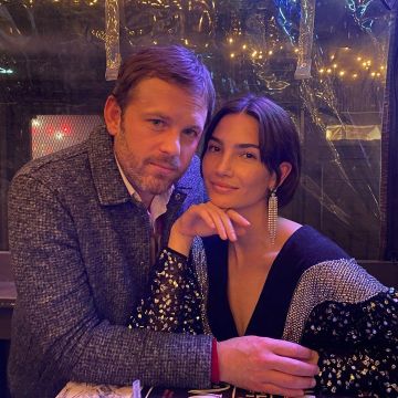 Isabel Marant Boucles d'oreilles en Cristal porté par Lily Aldridge Caleb Célébration de l'Anniversaire du 14 janvier 2020