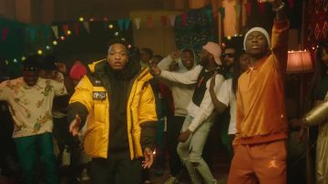 Down jacket yellow Niska in 4Keus Feat. Niska - M. D