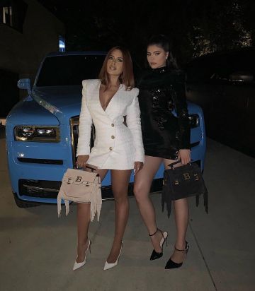 Le sac à franges de Kylie Jenner sur le compte Instagram de @kyliejenner